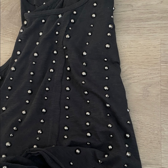 Free people Black Studded Women's Top - Picture 5 of 6